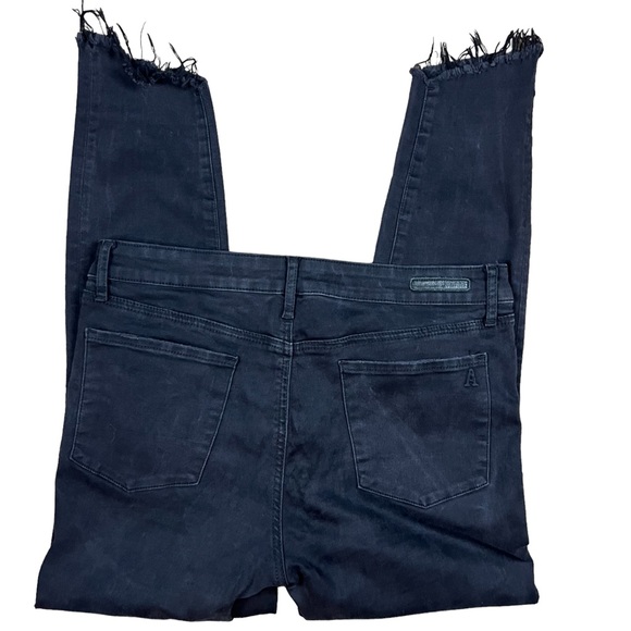 Articles Of Society 31 Black Sammy Diagonal Hem Distressed Jeans - Picture 5 of 12